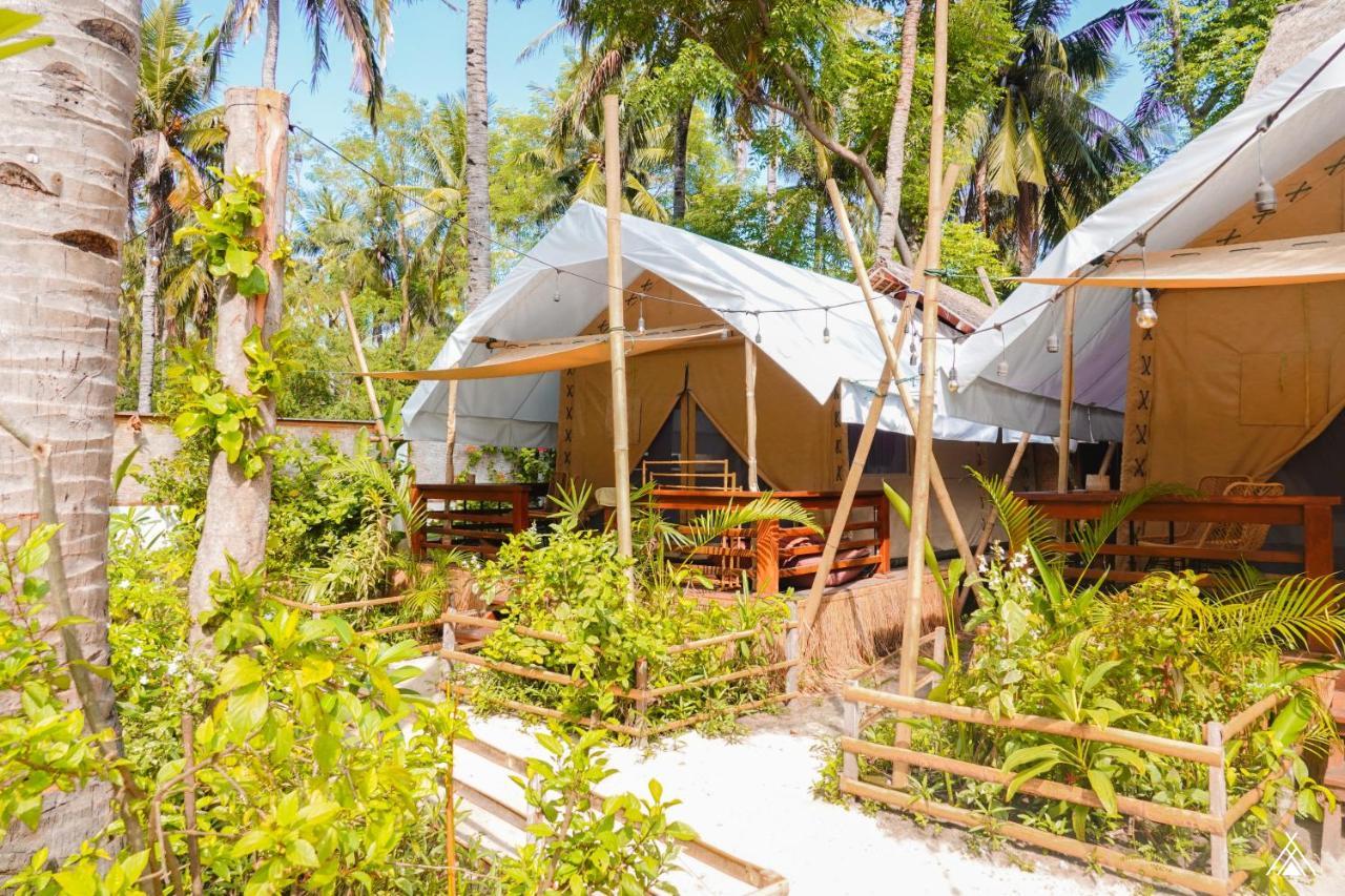 La Cocoteraie Ecolodge - Luxury Glamping Tents Gili Trawangan Eksteriør bilde